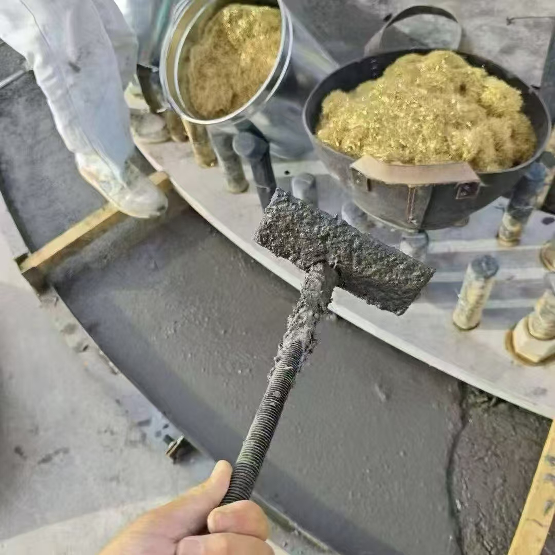 珠海C120钢纤维高强无收灌浆料 轧机压缩机汽轮机发电机锻压设备底座灌浆材料